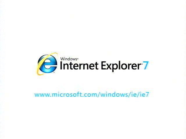 Internet Explorer 7 ad