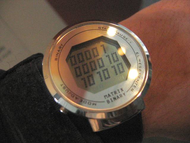 Foto de mi reloj binario
