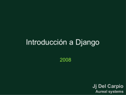 IntroducciÃ³n a Django